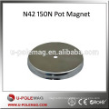 High quality magnetic assembly China manufacturer Pot magnets with hook